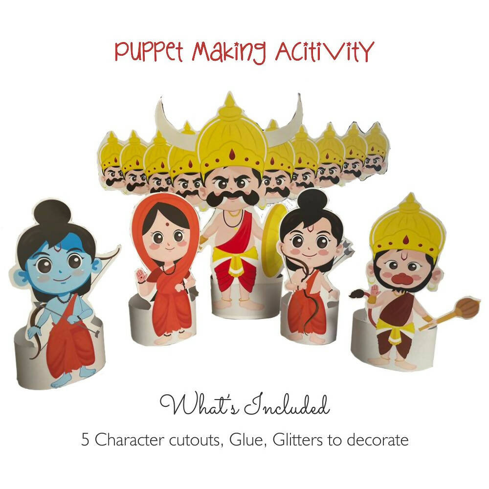 Ramayana Paper Puppet Making Activity