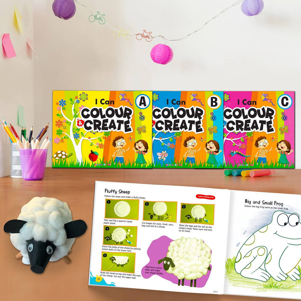 I Can Colour And Create (Combo Set Of 3)