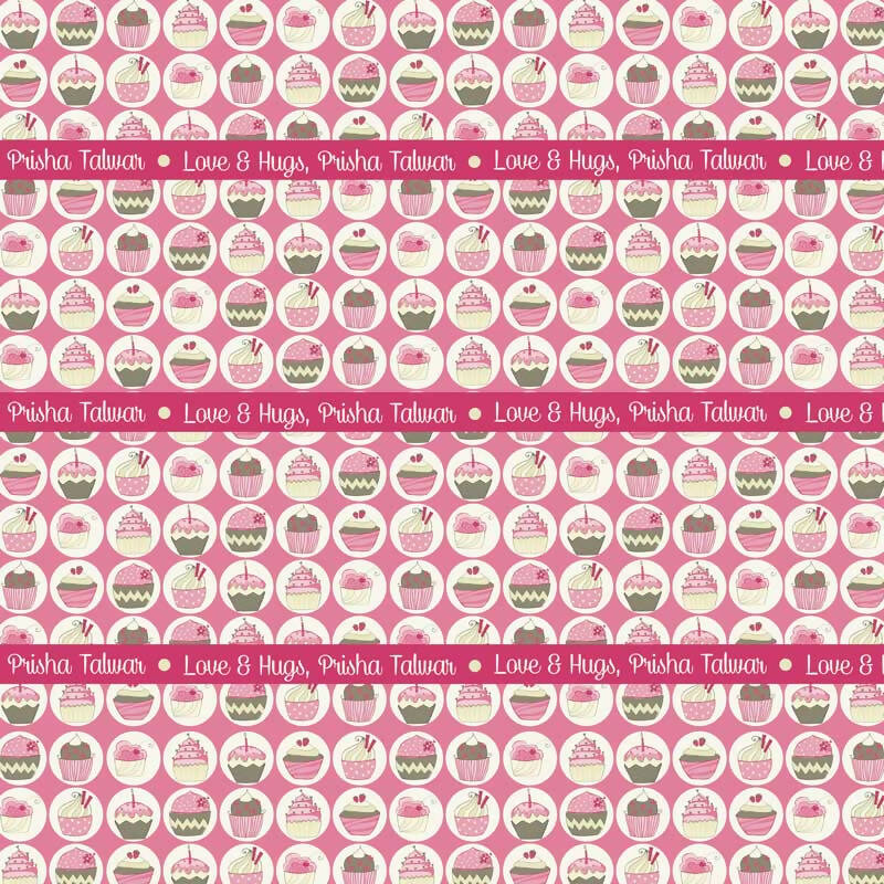 Pink Cupcakes Wrapping Paper