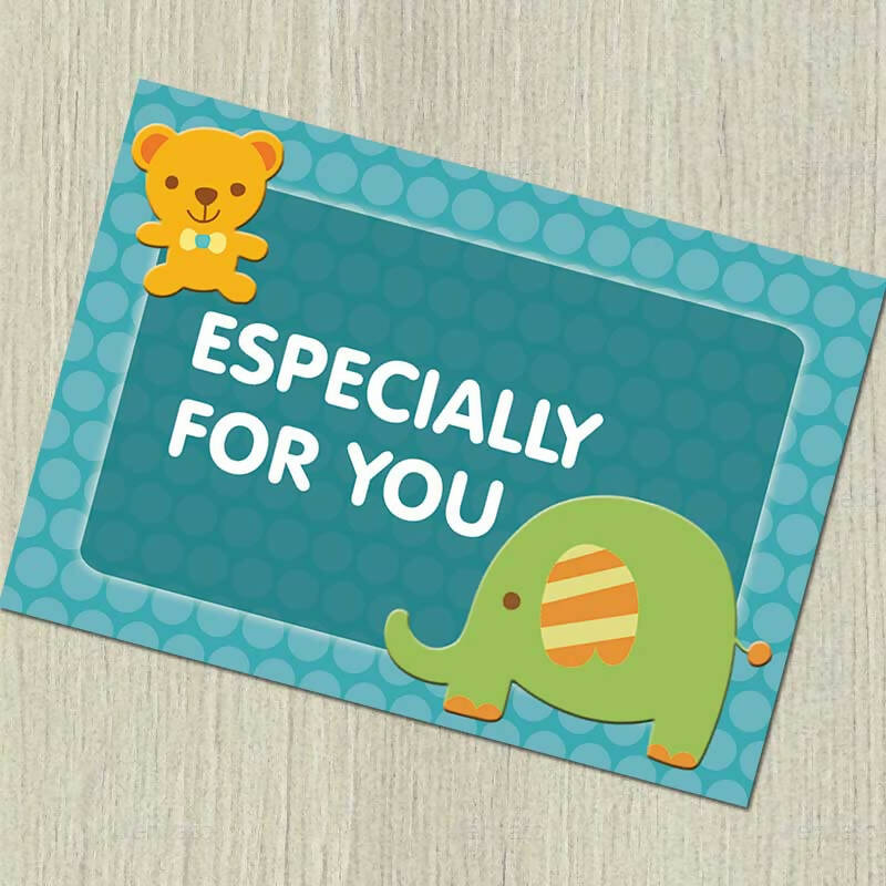 Green Ellie Gift Notecards