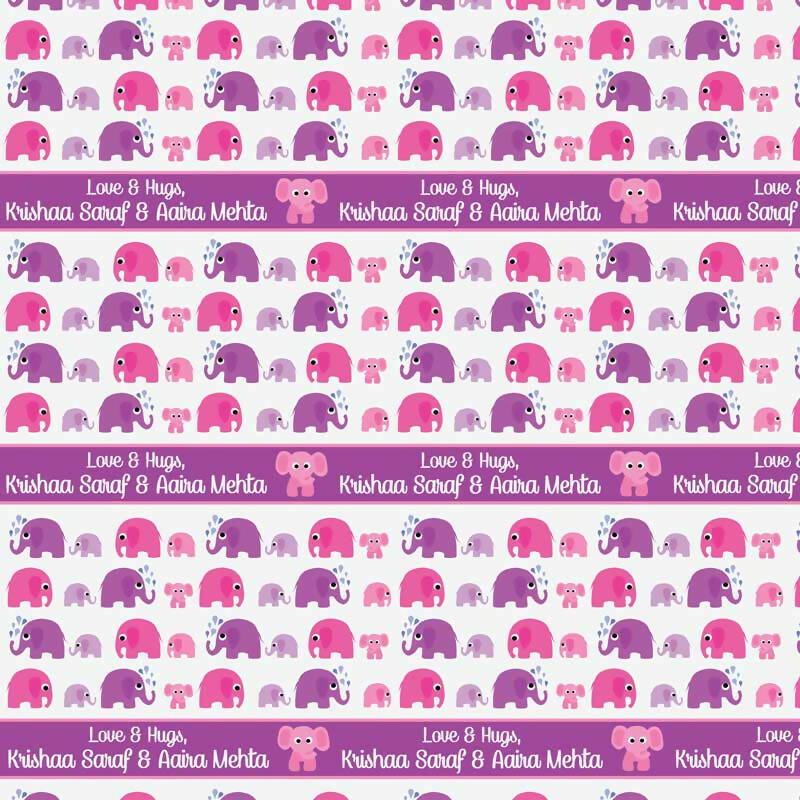 Elephants Wrapping Paper