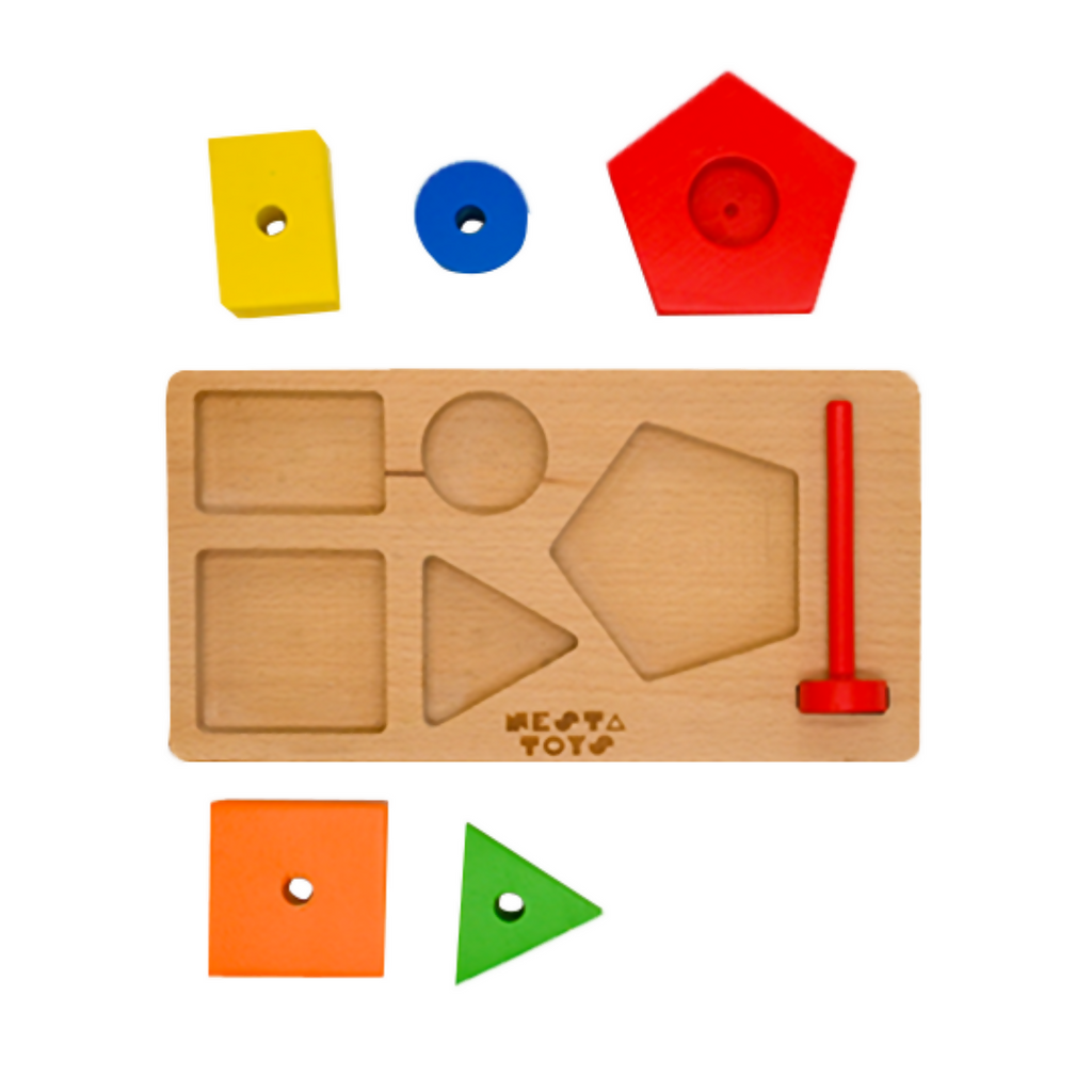 Montessori Stacker | Shape Sorter