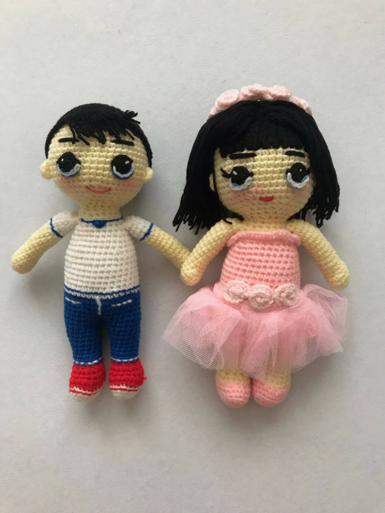 There is no Buddy like a Brother Crochet Doll