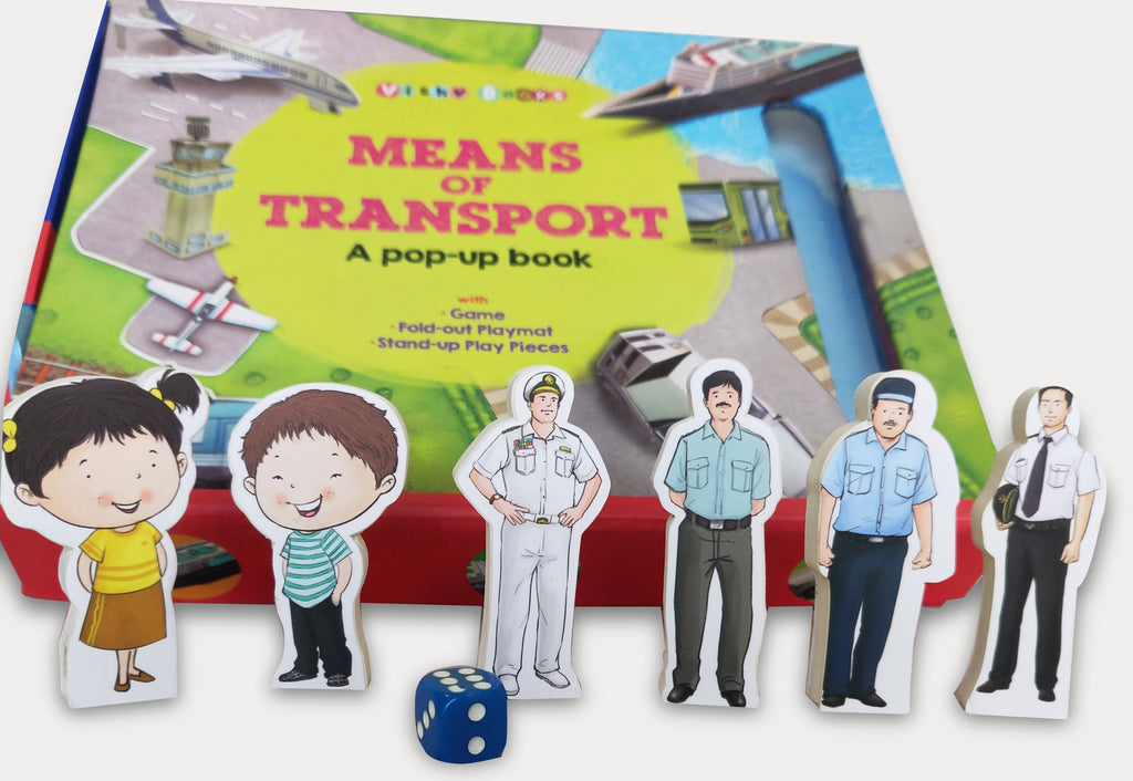 Means Of Transport Pop-up Book With Pull-Out Pieces