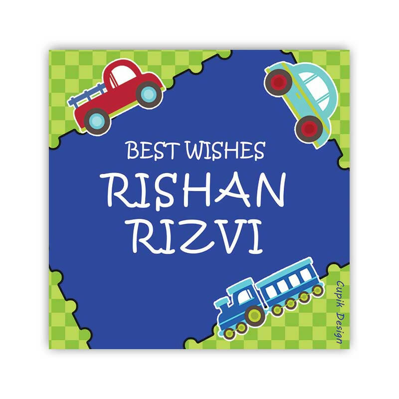 Toy Cars Gift Tags
