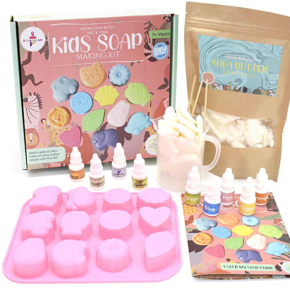Kids Shea Butter Soap Making Kit, DIY Soap Making Activity For Kids