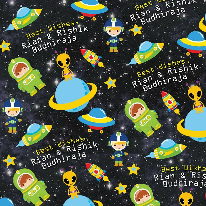 Astronauts Wrapping Paper