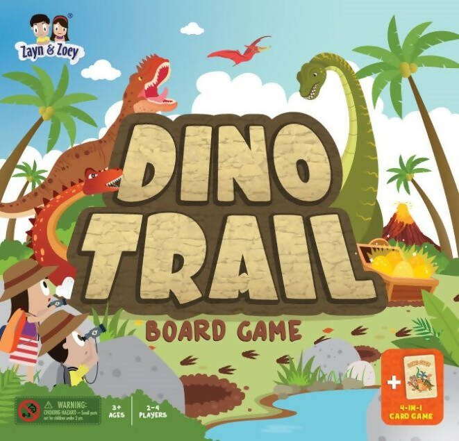 Dino Trail Board Game