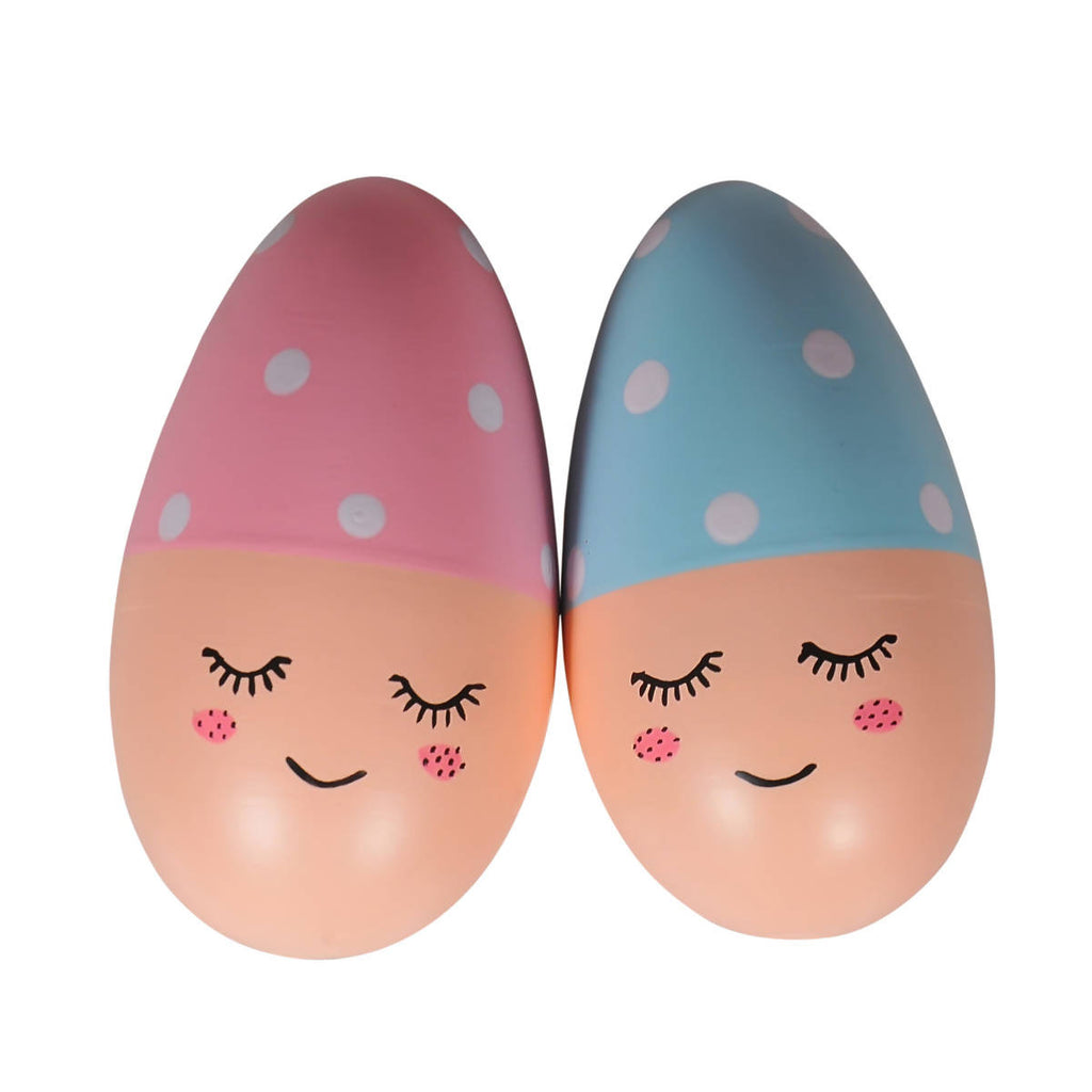 Wooden Egg Shakers – Dreamy Eyes