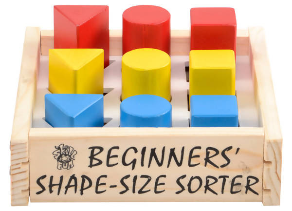 Beginner's Shape Size Sorter
