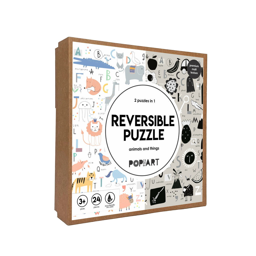 Reversible Puzzle - Animals & Things