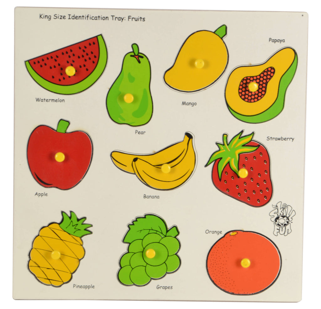 King Size Identification Tray Fruits
