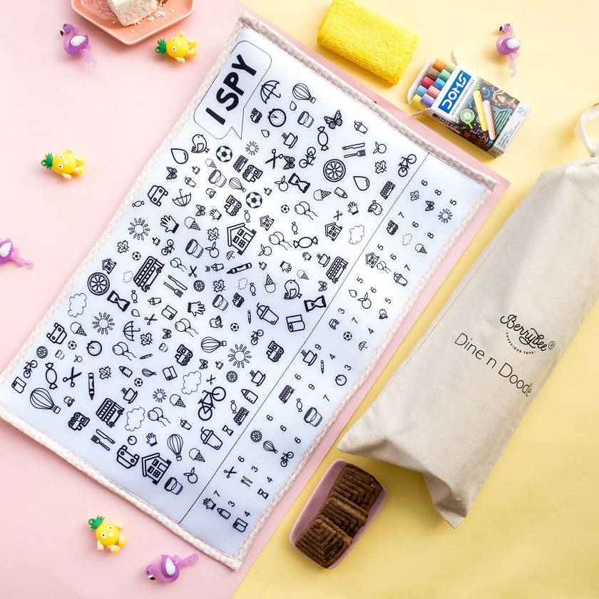 Dine And Doodle Mat - Pink