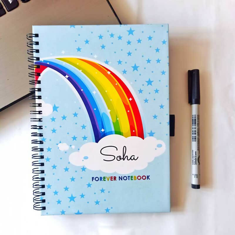 Rainbow Bridge Forever (Rewritable) Notebook