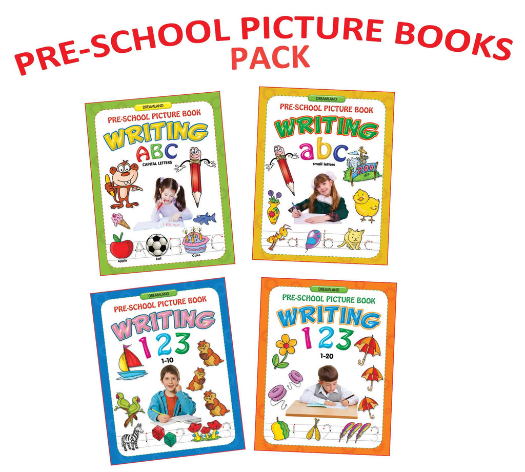 Pre- School Picture Book - Alphabet and Number Writing Pack