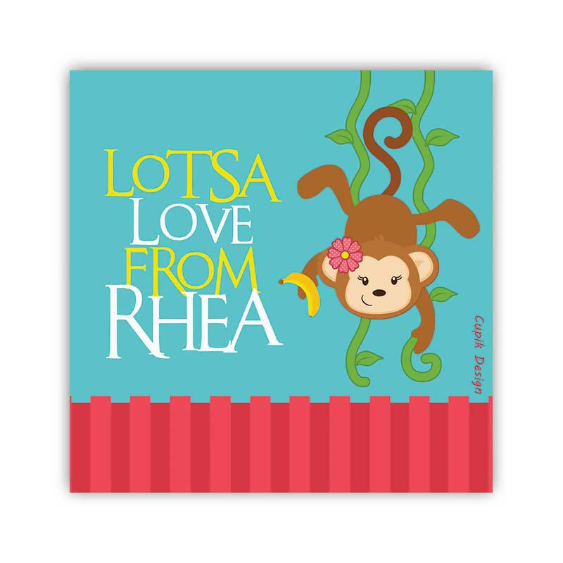 Monkey Gift Tags