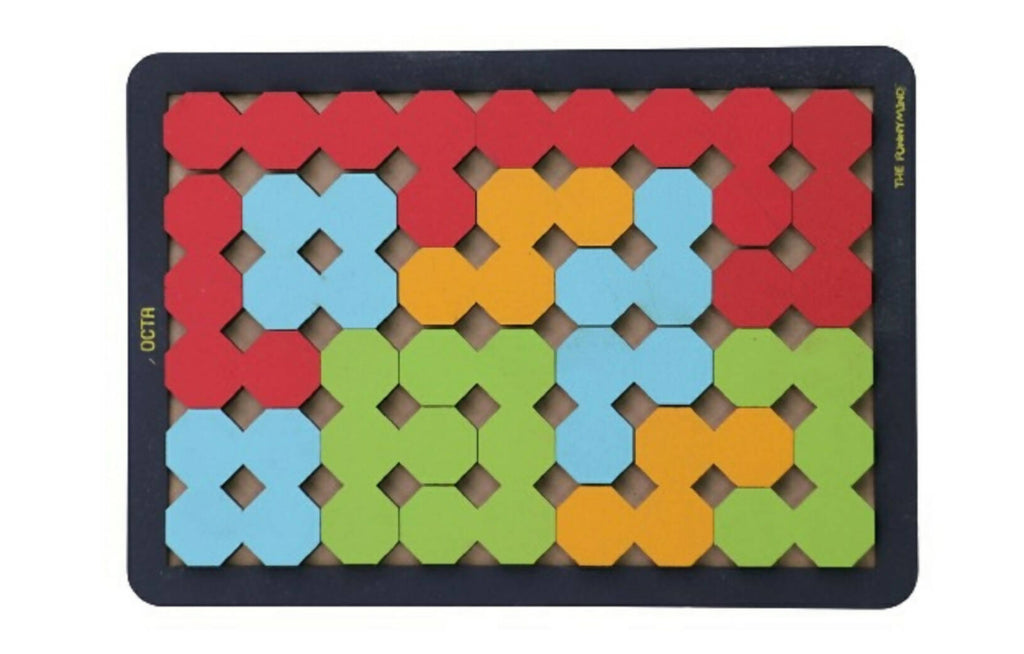 Octa Puzzle Board| Tangram Geometric 3D Jigsaw Puzzle