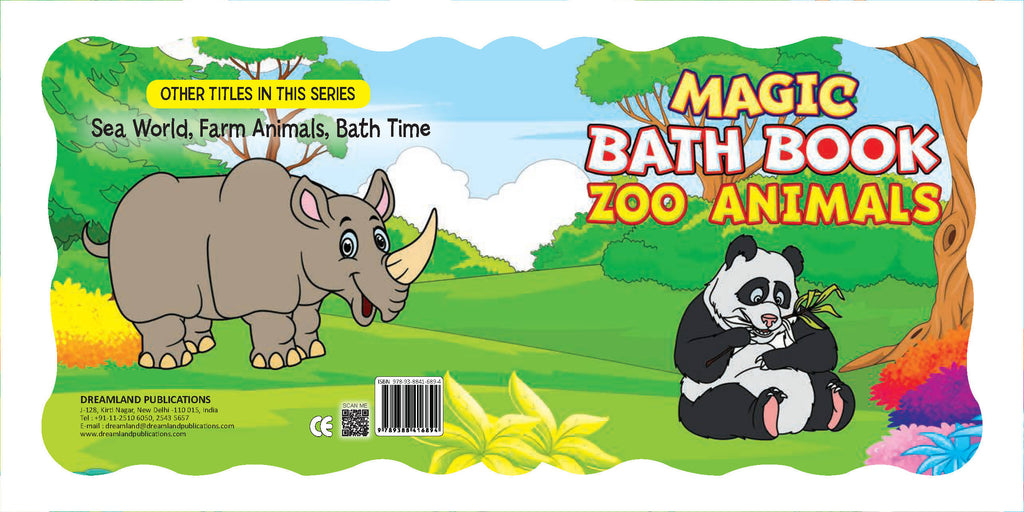 Magic Bath Book - Zoo Animals