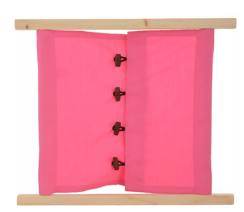 Dressing Frame - Wooden Buttons & Elastic