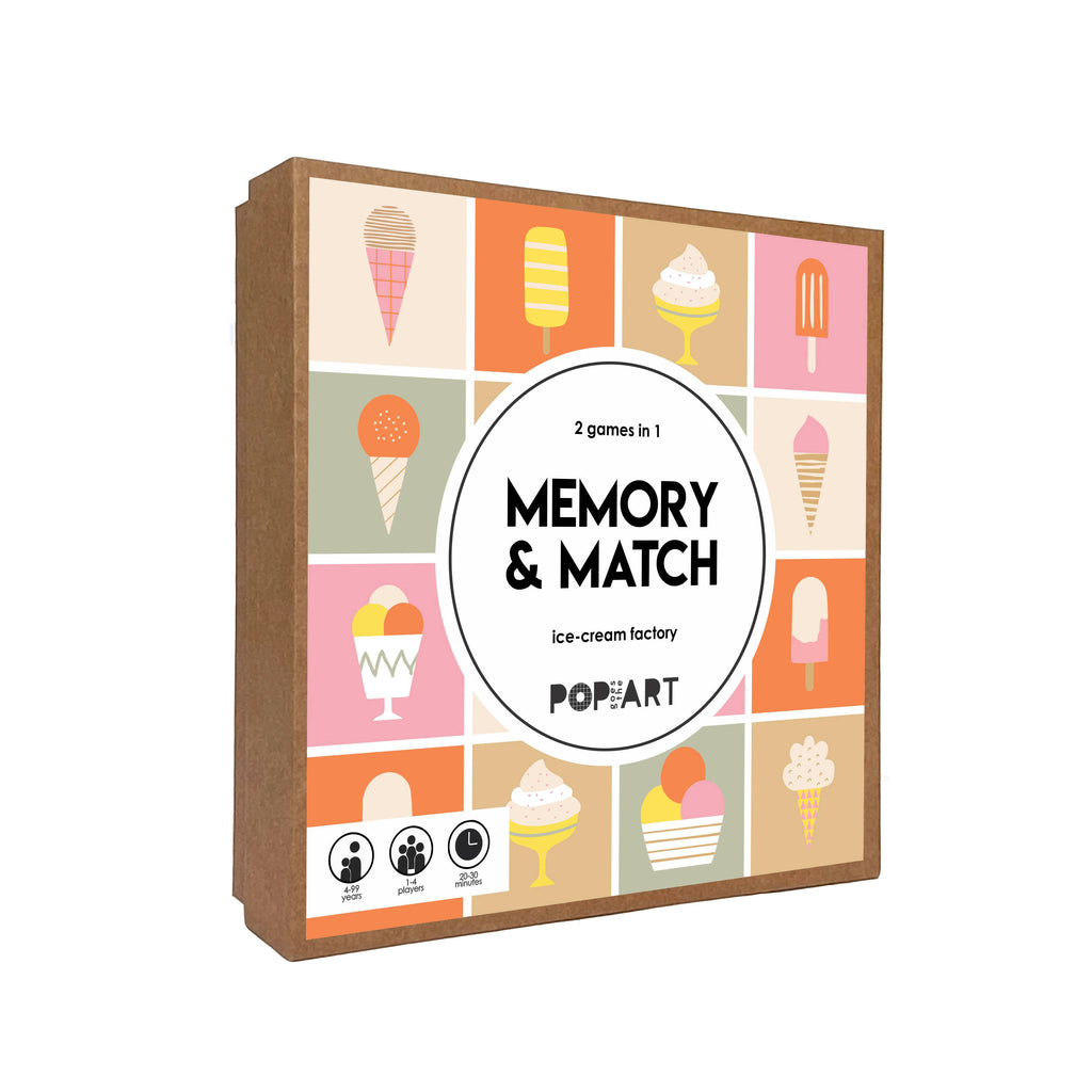 Memory & Match - Ice Cream Factory
