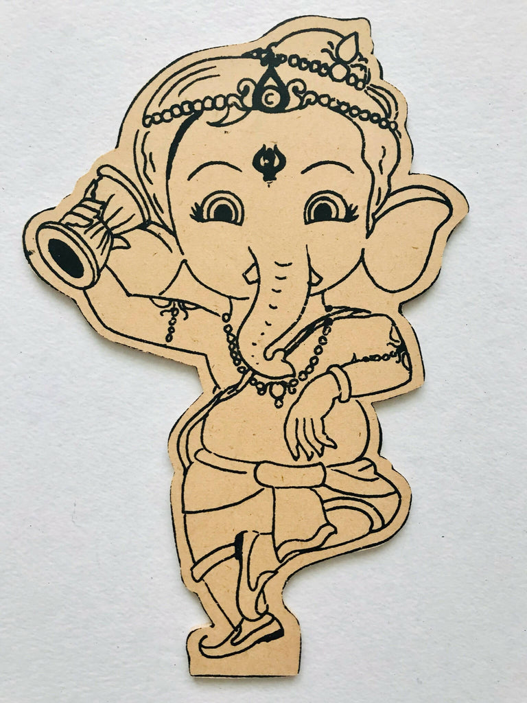 How to draw Lakshmi - Ganesha