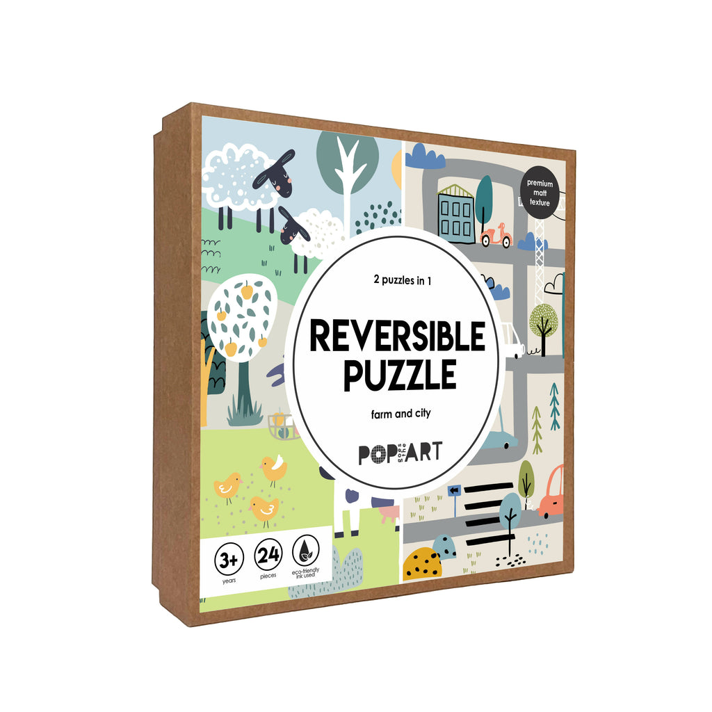 Reversible Puzzle - Farm & City