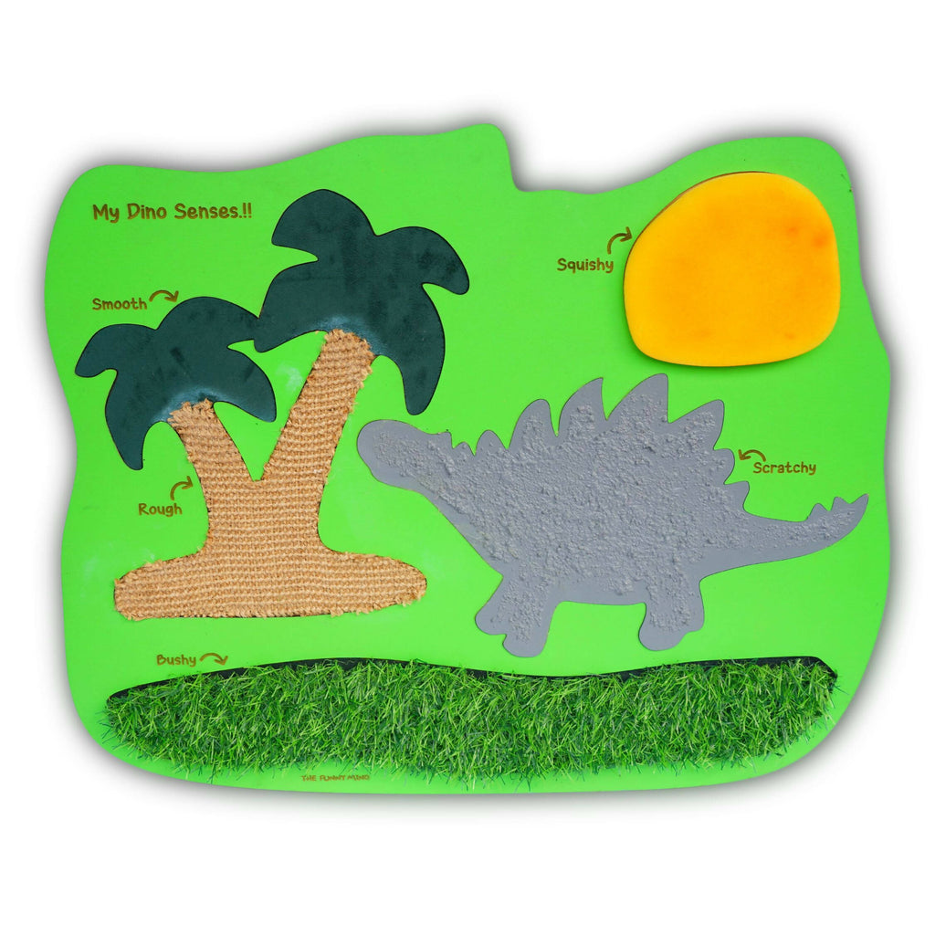 Dino Sensory Wall Painting with 5 Different Sensory Touches | 55 X 44 cm