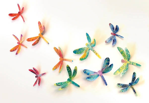 Decorative Paper Dragonflies