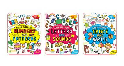 Learn Everyday 3 Books Pack for Children Age 3+