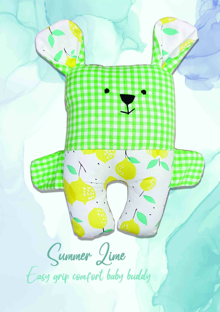 Easy grip plush toy -Ted - Summer Lime