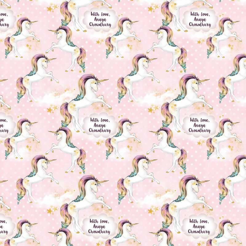 Unicorns & Clouds Wrapping Paper