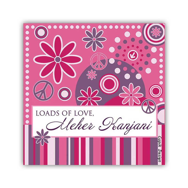 Pink Floral Gift Tags