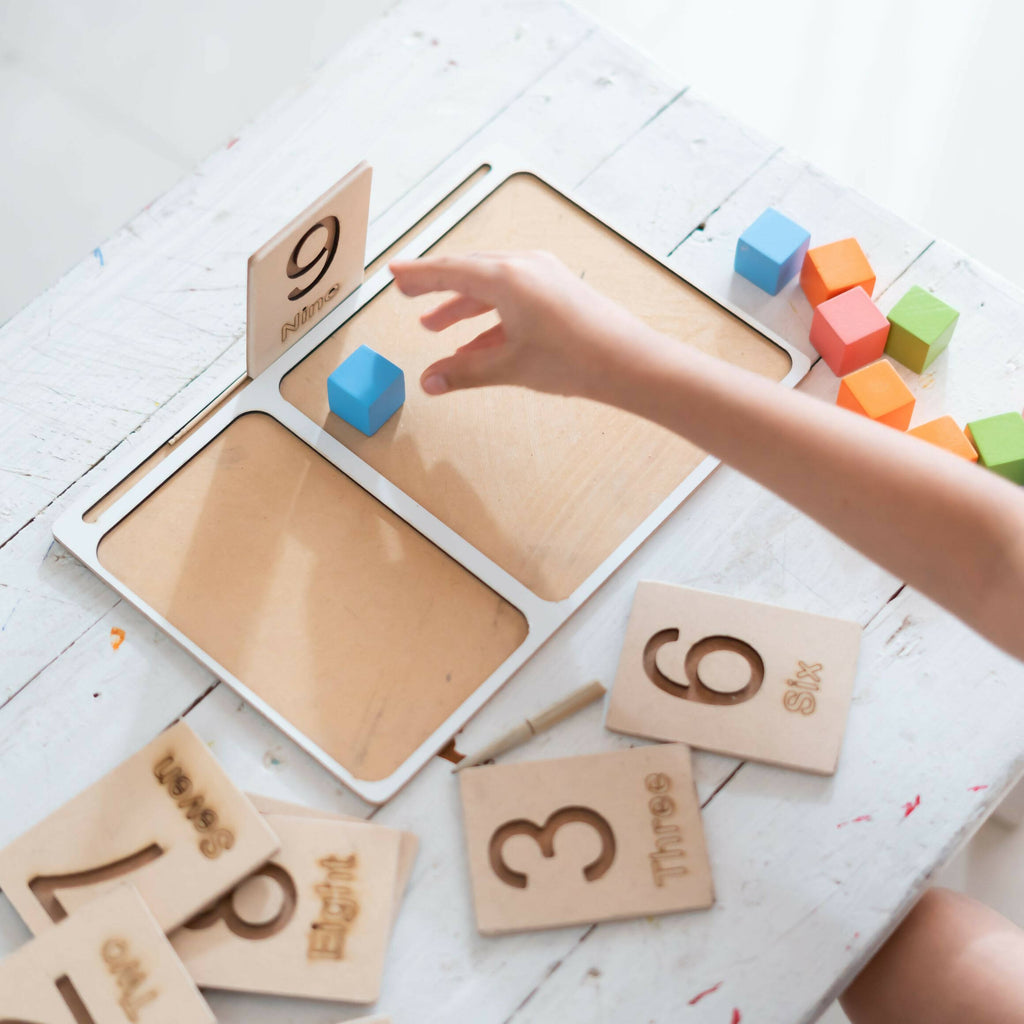 Montessori Number Literacy Practice Board