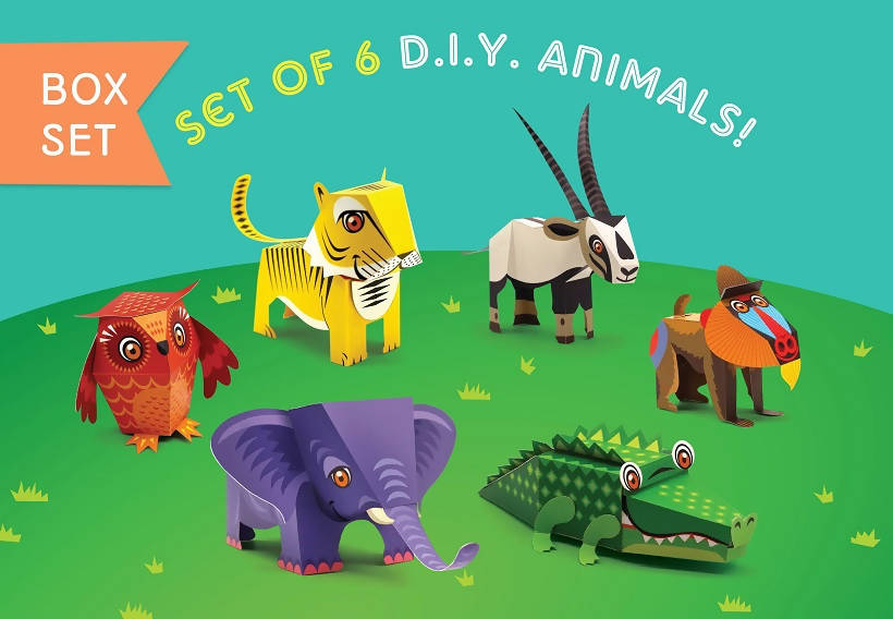 DIY Mini Animals Box Set 1