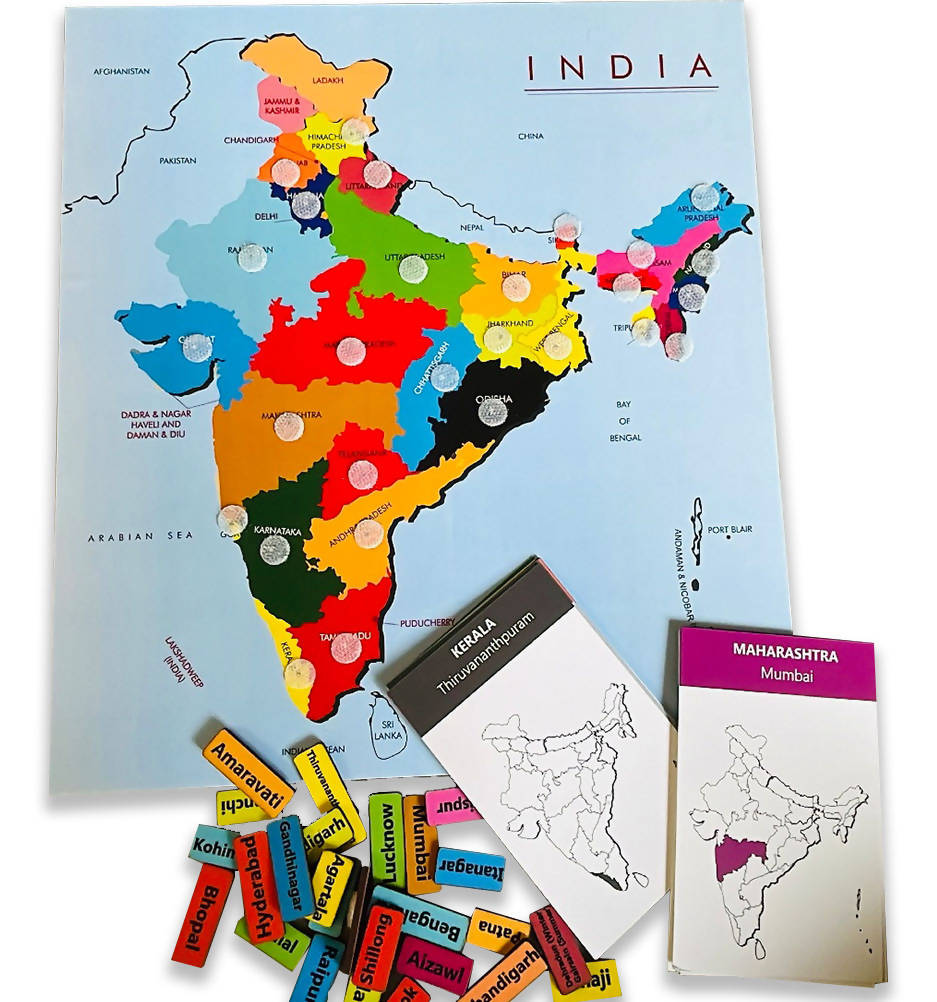 India States and Capital Kit