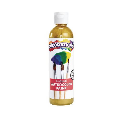 Liquid Water Color 8 OZ Gold