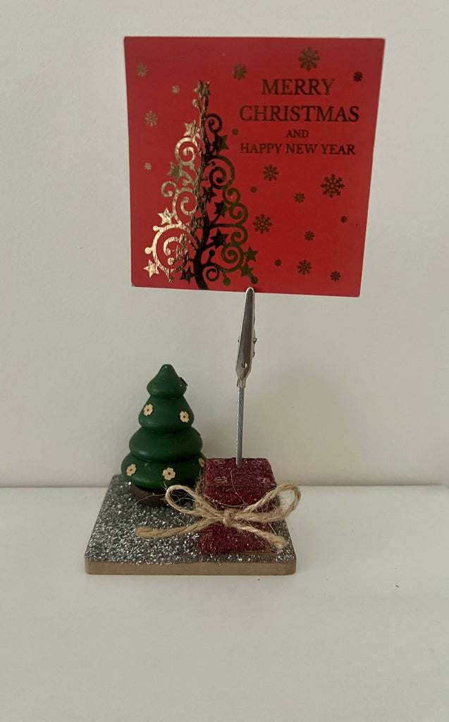 Little Christmas Tree Photo clip holder