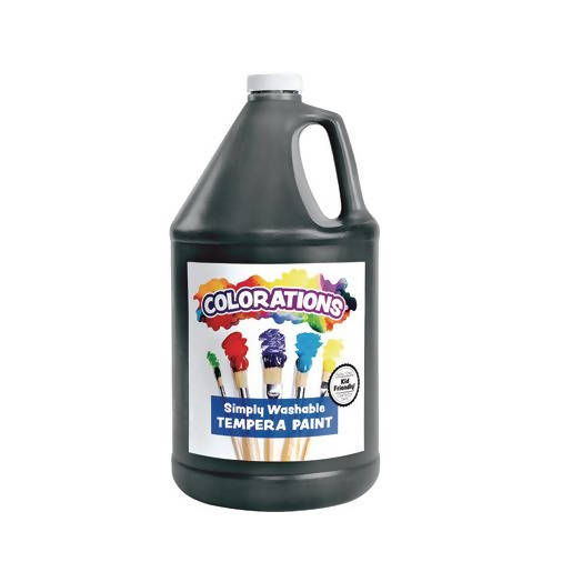 Gallon Of Black Simply Washable Tempera Paint