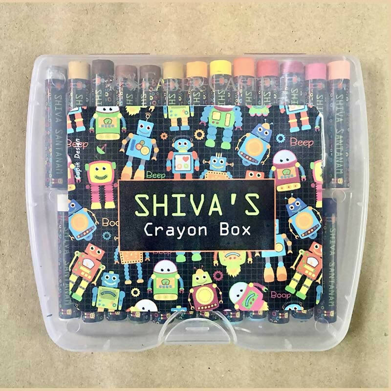Robot Crayon Box Set