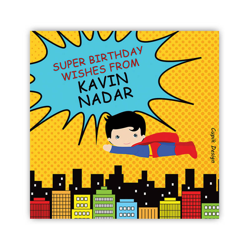 Superboy Gift Tags