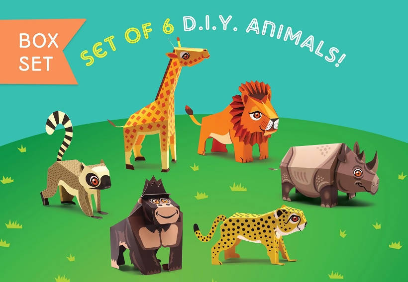 DIY Mini Animals - Box Set 2