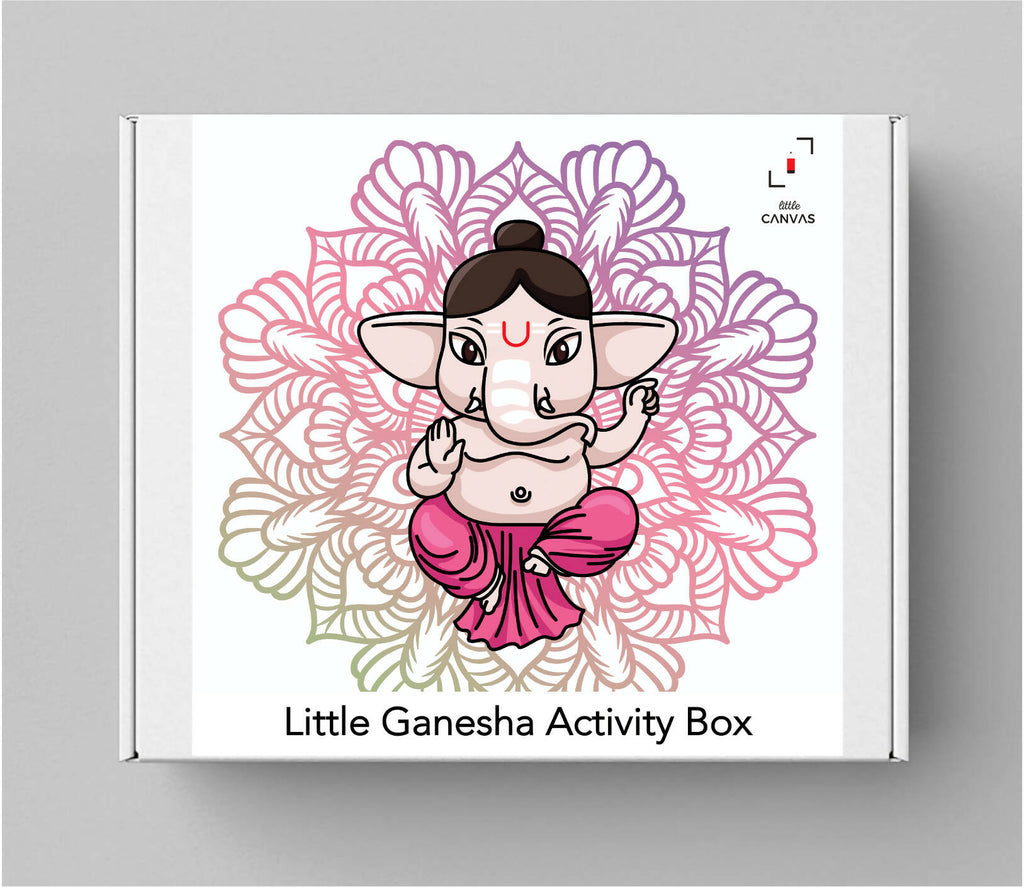 Little cute ganesh religious traditional god Vector Image