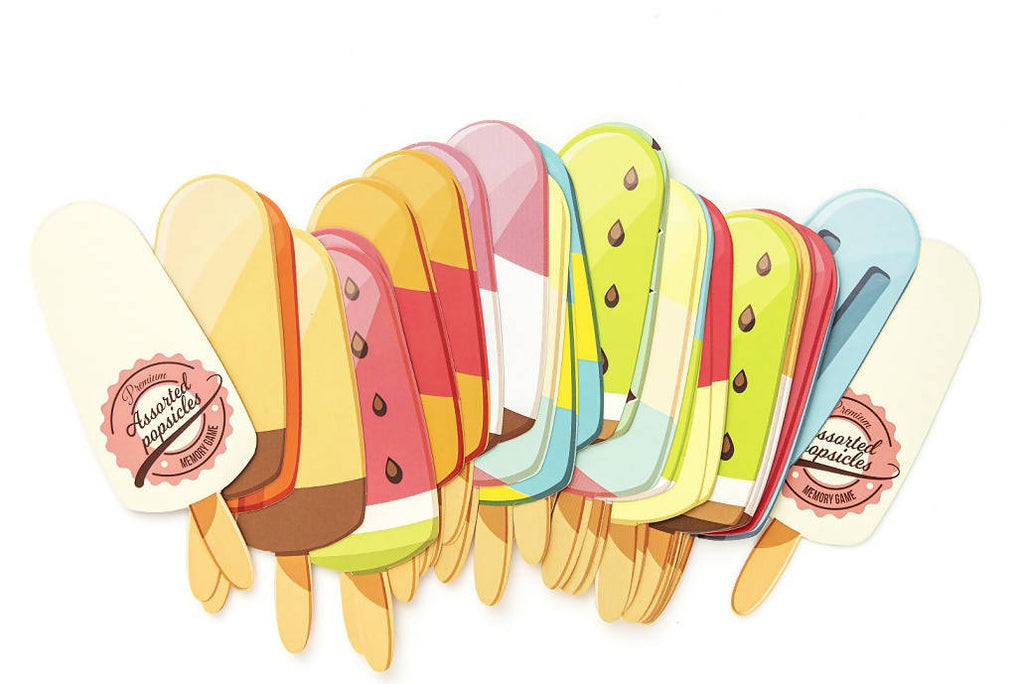 Popsicle Memory Cards