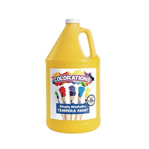 Gallon Of Yellow Simply Washable Tempera Paint