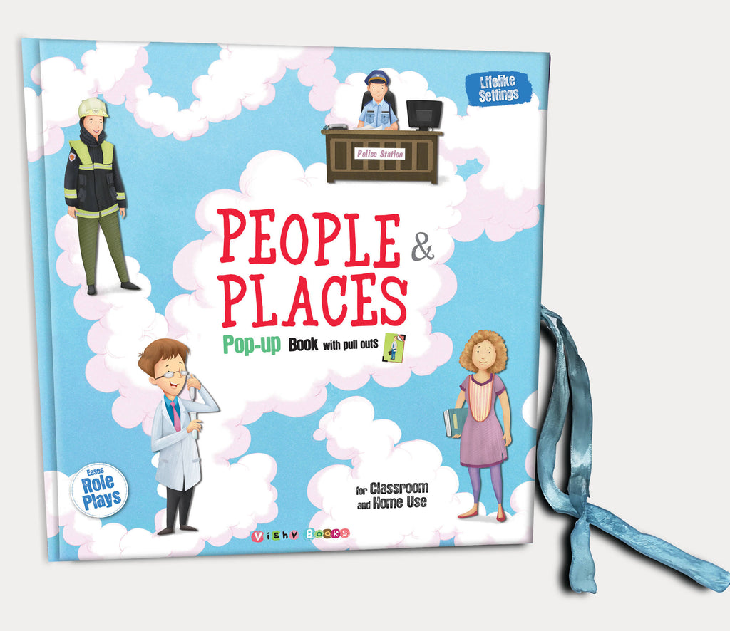 People & Places Pop-up Book With Pull-Out Pieces