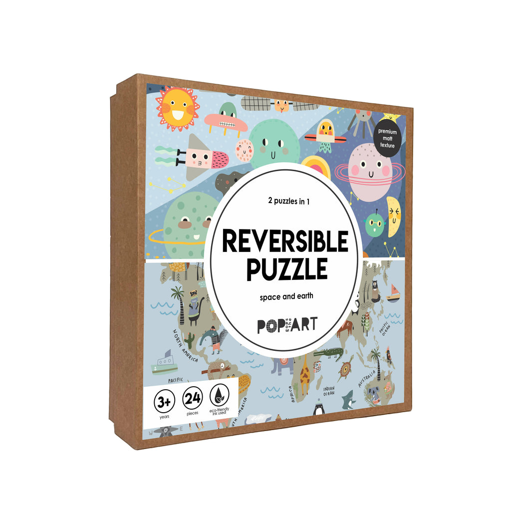 Reversible Puzzle - Space & Earth