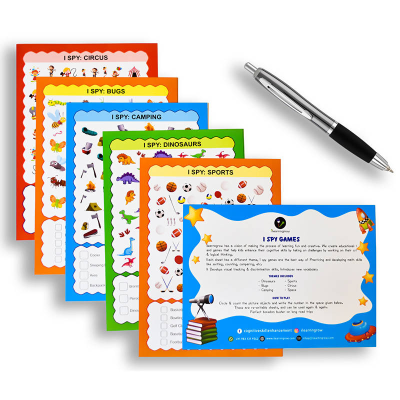 I-spy - Counting, Sorting And Comparing Made Easy For The Child