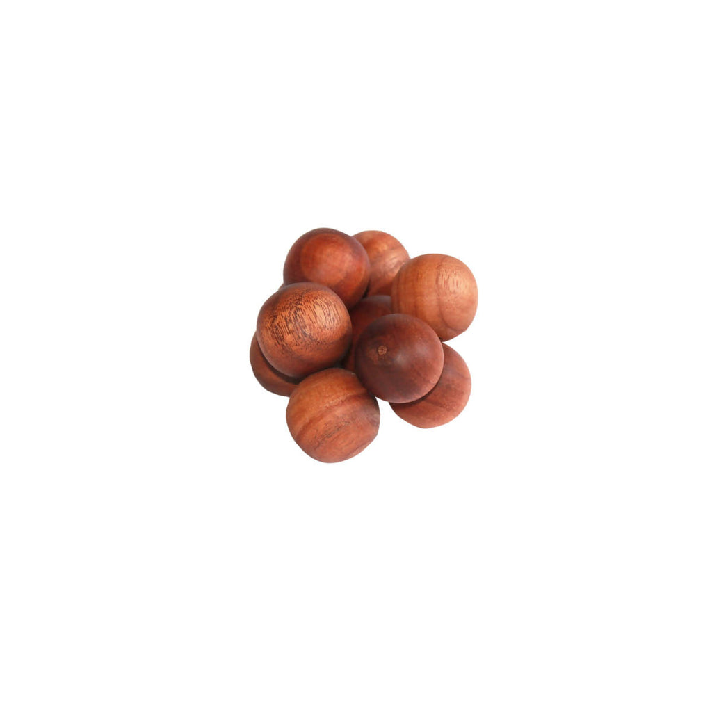 Wooden Clasping Beads